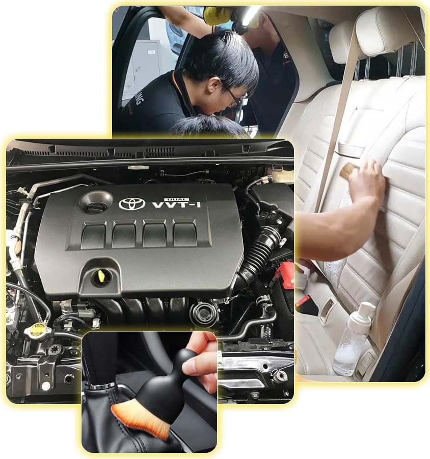Vệ sinh nội thất ô tô tại TPHCM